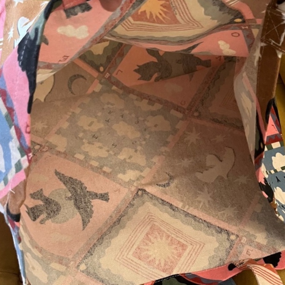 💫Sezane X Pangea Patterned Fabric Tote Bag - Picture 8 of 11